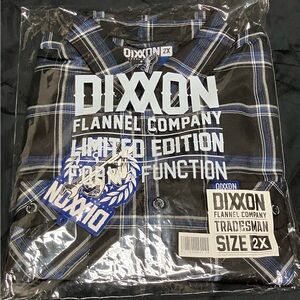 New DIXXON The Tradesman Flannel Mens 2X BNIB